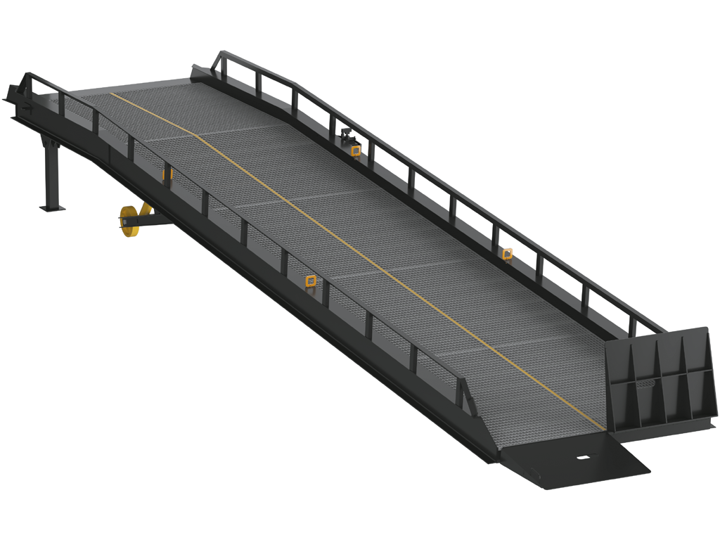 Avtomobil tanasiga tayanchli mobil rampa RMTS seriyasi